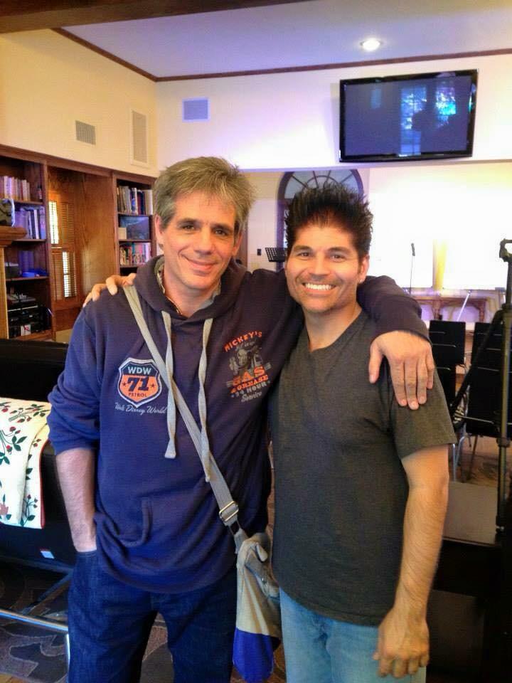 Federico Díaz Alberdi junto a un Master Teacher de Speech Level Singing